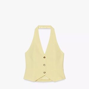 Zara Light Yellow Top